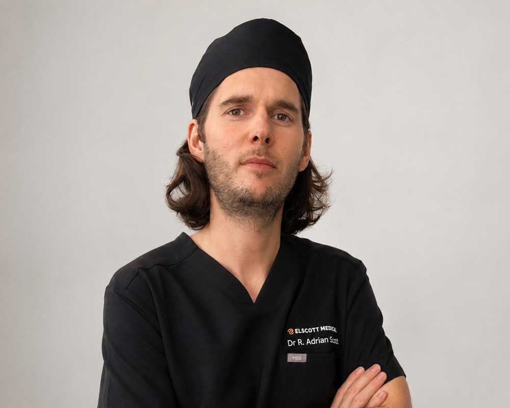 Dr R. Adrian Scott of Elscott Medical